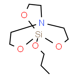 ChemSpider 2D Image | 1-Propoxy-2,8,9-trioxa-5-aza-1-silabicyclo[3.3.3]undecane | C9H19NO4Si