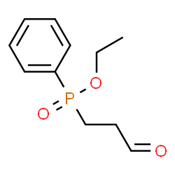 ChemSpider 2D Image | Ethyl (3-oxopropyl)phenylphosphinate | C11H15O3P