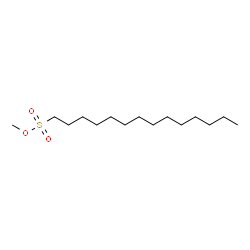 ChemSpider 2D Image | Methyl 1-tetradecanesulfonate | C15H32O3S