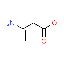 ChemSpider 2D Image | 3-Amino-3-butenoic acid | C4H7NO2