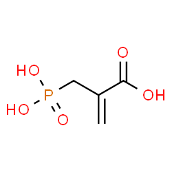 ChemSpider 2D Image | 2-(Phosphonomethyl)acrylic acid | C4H7O5P