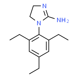 ChemSpider 2D Image | 1-(2,4,6-Triethylphenyl)imidazolidin-2-imine | C15H23N3