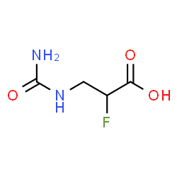 ChemSpider 2D Image | .Alpha.-Fluorouridopropionic Acid | C4H7FN2O3