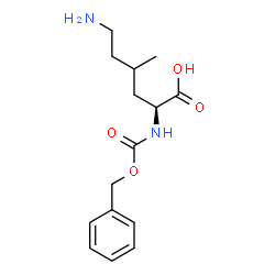 ChemSpider 2D Image | N~2~-[(Benzyloxy)carbonyl]-4-methyl-L-lysine | C15H22N2O4