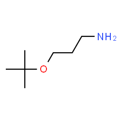 ChemSpider 2D Image | 3-[(2-Methyl-2-propanyl)oxy]-1-propanamine | C7H17NO
