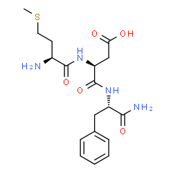 ChemSpider 2D Image | L-Methionyl-L-alpha-aspartyl-L-phenylalaninamide | C18H26N4O5S