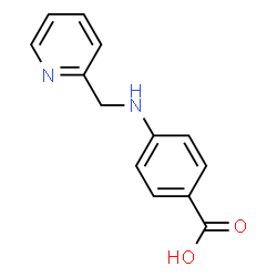 ChemSpider 2D Image | 4-[(2-Pyridinylmethyl)amino]benzoic acid | C13H12N2O2