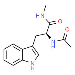 ChemSpider 2D Image | Ac-Trp-NHMe | C14H17N3O2