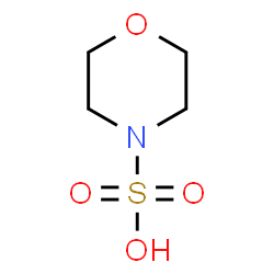 ChemSpider 2D Image | 4-Morpholinesulfonic acid | C4H9NO4S