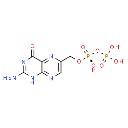 ChemSpider 2D Image | 6-Hydroxymethylpterin Diphosphate | C7H9N5O8P2
