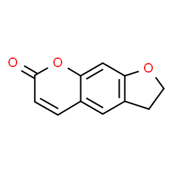 ChemSpider 2D Image | 2,3-Dihydro-7H-furo[3,2-g]chromen-7-one | C11H8O3