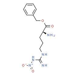 ChemSpider 2D Image | Benzyl N~5~-(N-nitrocarbamimidoyl)ornithinate | C13H19N5O4