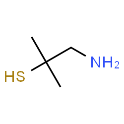 ChemSpider 2D Image | 1-Amino-2-methyl-2-propanethiol | C4H11NS