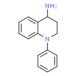 ChemSpider 2D Image | 1-Phenyl-1,2,3,4-tetrahydro-4-quinolinamine | C15H16N2