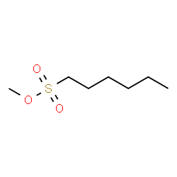 ChemSpider 2D Image | Methyl 1-hexanesulfonate | C7H16O3S