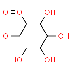 ChemSpider 2D Image | 3,4,5,6-tetrahydroxy-2-(oxo-$l^{3}-oxidanyl)hexanal | C6H11O7