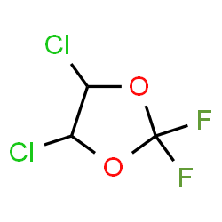 ChemSpider 2D Image | 4,5-Dichloro-2,2-difluoro-1,3-dioxolane | C3H2Cl2F2O2