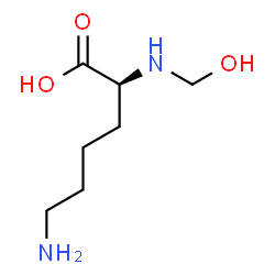 ChemSpider 2D Image | N~2~-(Hydroxymethyl)-L-lysine | C7H16N2O3