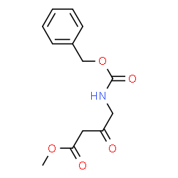 ChemSpider 2D Image | Methyl 4-{[(benzyloxy)carbonyl]amino}-3-oxobutanoate | C13H15NO5