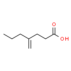 ChemSpider 2D Image | 4-Methyleneheptanoic acid | C8H14O2