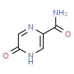 ChemSpider 2D Image | 5-Hydroxypyrazinecarboxamide | C5H5N3O2