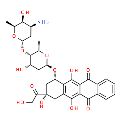 ChemSpider 2D Image | Sabarubicin | C32H37NO13