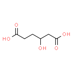 ChemSpider 2D Image | 3-Hydroxyadipic acid | C6H10O5