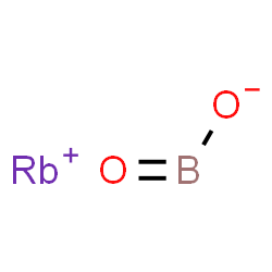 ChemSpider 2D Image | oxido-oxo-borane; rubidium(+1) cation | BO2Rb