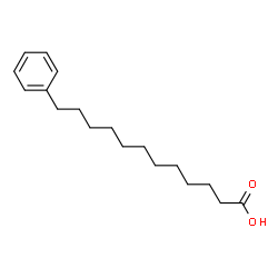 ChemSpider 2D Image | 12-Phenyldodecanoic acid | C18H28O2