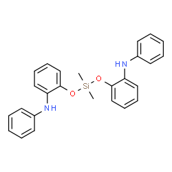 ChemSpider 2D Image | 2,2'-[(Dimethylsilanediyl)bis(oxy)]bis(N-phenylaniline) | C26H26N2O2Si
