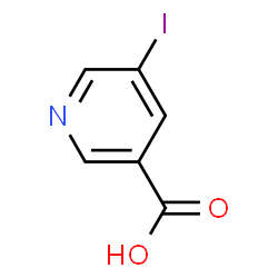 ChemSpider 2D Image | 5-Iodonicotinic acid | C6H4INO2