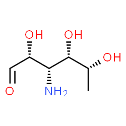 ChemSpider 2D Image | 3-Amino-3,6-dideoxyglucose | C6H13NO4