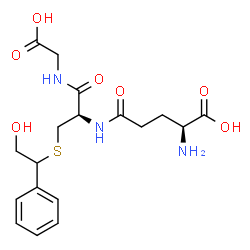 ChemSpider 2D Image | L-gamma-Glutamyl-S-(2-hydroxy-1-phenylethyl)-L-cysteinylglycine | C18H25N3O7S