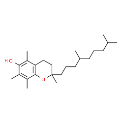 ChemSpider 2D Image | 2-(4,8-Dimethylnonyl)-2,5,7,8-tetramethyl-6-chromanol | C24H40O2