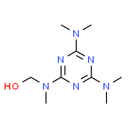 ChemSpider 2D Image | N-(Hydroxymethyl)Pentamethylmelamine | C9H18N6O
