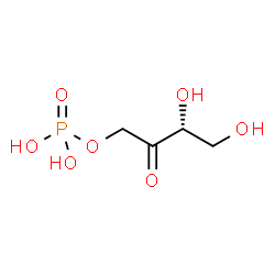 ChemSpider 2D Image | D-erythrulose 1-phosphate | C4H9O7P