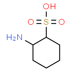 ChemSpider 2D Image | 2-Aminocyclohexanesulfonic acid | C6H13NO3S