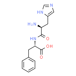 ChemSpider 2D Image | Histidylphenylalanine | C15H18N4O3