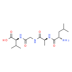 ChemSpider 2D Image | L-Leucyl-L-alanylglycyl-L-valine | C16H30N4O5