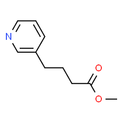 ChemSpider 2D Image | Methyl 4-(3-pyridinyl)butanoate | C10H13NO2