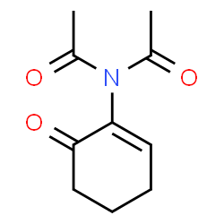 ChemSpider 2D Image | N-Acetyl-N-(6-oxo-1-cyclohexen-1-yl)acetamide | C10H13NO3