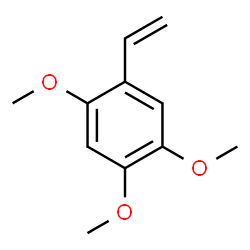 ChemSpider 2D Image | 1,2,4-Trimethoxy-5-vinylbenzene | C11H14O3