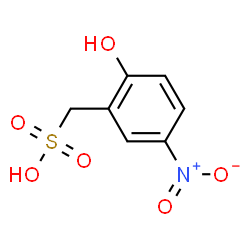 ChemSpider 2D Image | (2-Hydroxy-5-nitrophenyl)methanesulfonic acid | C7H7NO6S