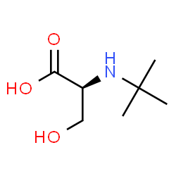 ChemSpider 2D Image | N-(2-Methyl-2-propanyl)-L-serine | C7H15NO3