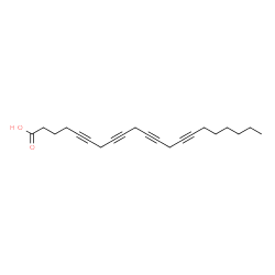 ChemSpider 2D Image | 5,8,11,14-Henicosatetraynoic acid | C21H26O2