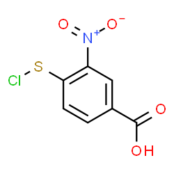 ChemSpider 2D Image | 4-(Chlorosulfanyl)-3-nitrobenzoic acid | C7H4ClNO4S