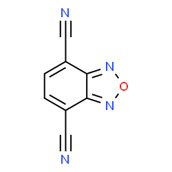 ChemSpider 2D Image | 2,1,3-Benzoxadiazole-4,7-dicarbonitrile | C8H2N4O