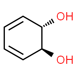 ChemSpider 2D Image | (1S,2S)-3,5-Cyclohexadiene-1,2-diol | C6H8O2
