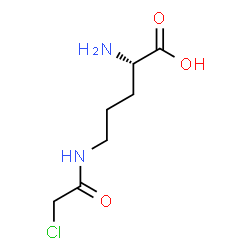 ChemSpider 2D Image | N~5~-(Chloroacetyl)-L-ornithine | C7H13ClN2O3