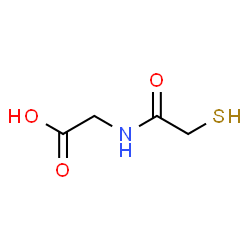 ChemSpider 2D Image | N-(Sulfanylacetyl)glycine | C4H7NO3S